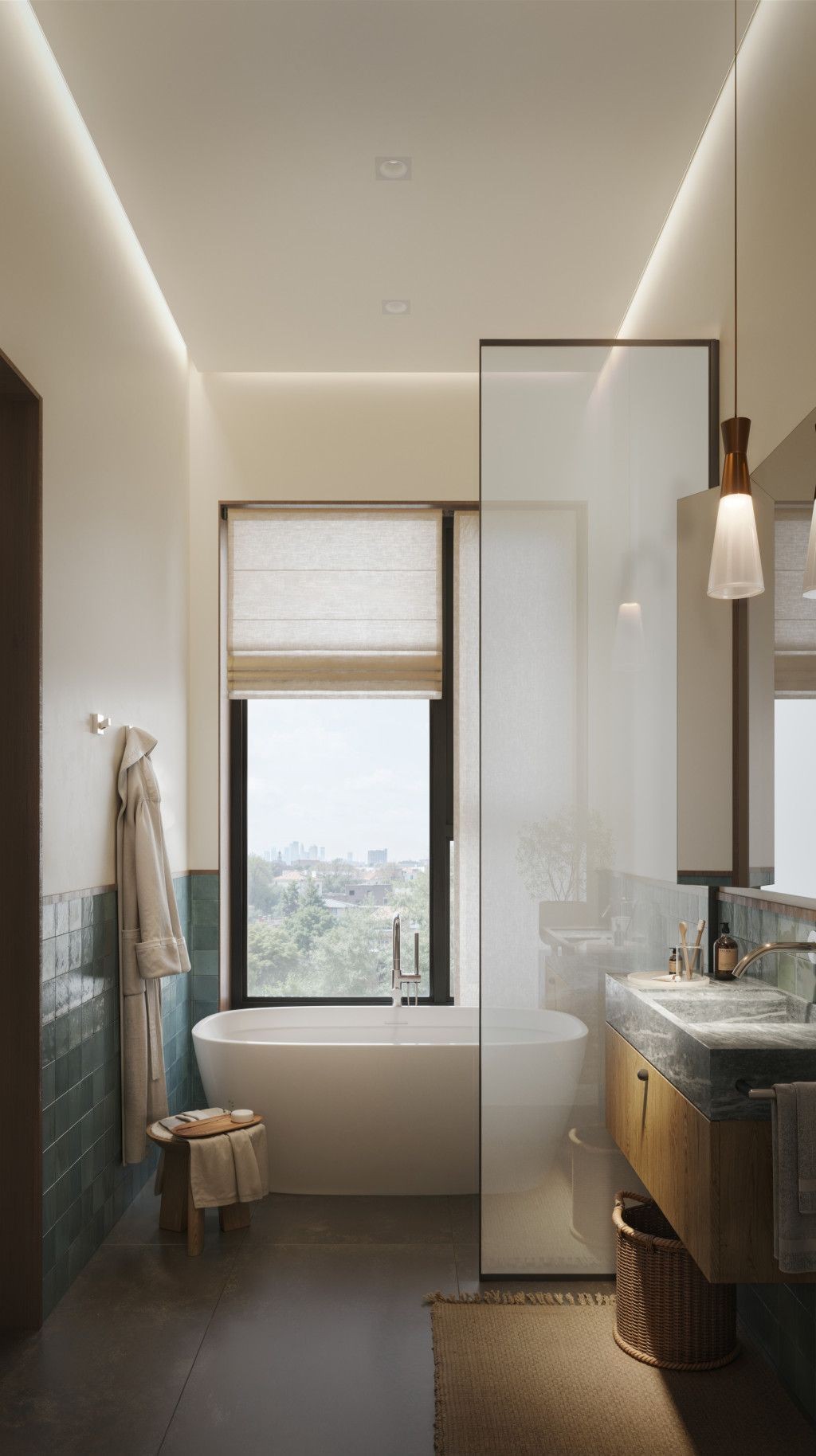 Ванные с окном